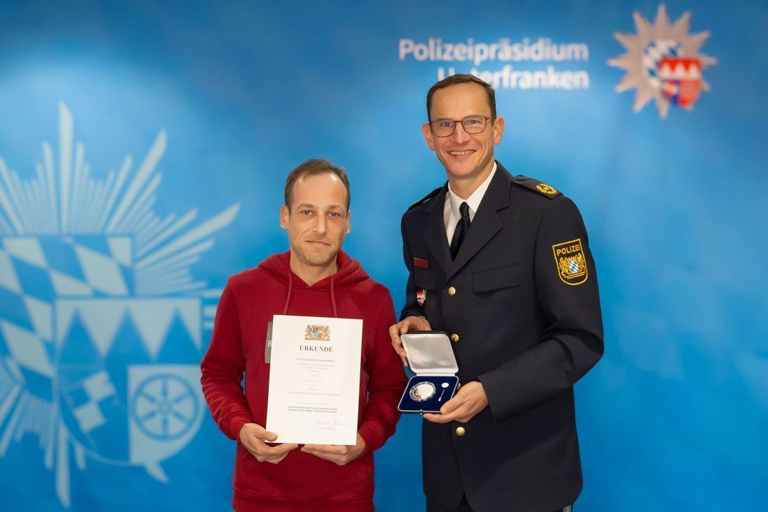 Drei Mnner fr ihre Zivilcourage geehrt AG