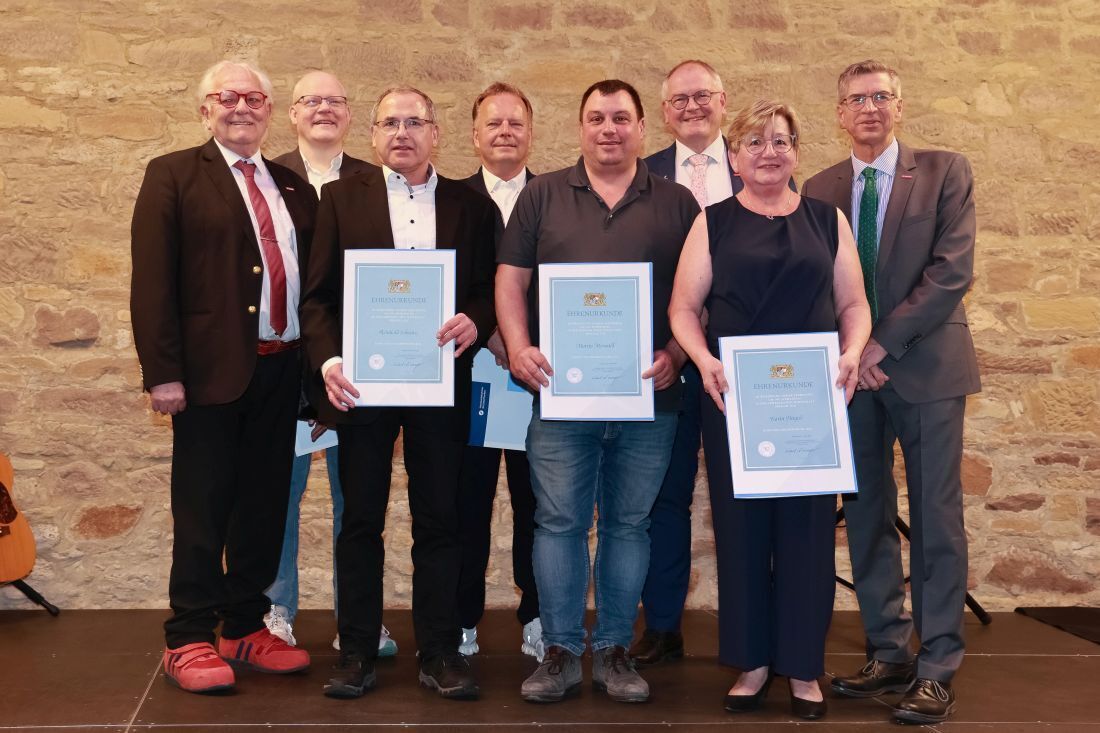 Ehrungsgruppe verdiente Ausbilder AG