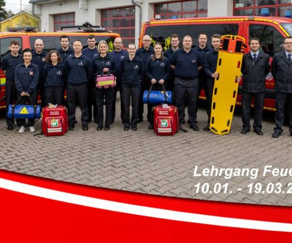 16 neue Feuerwehrsanitäter*innen bei den Freiwilligen Feuerwehren in Kahl, Alzenau und Hörstein
